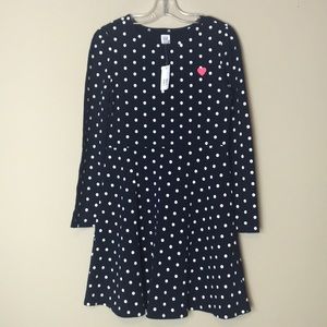 NWT Gap Kids Polka Dot Dress cute!